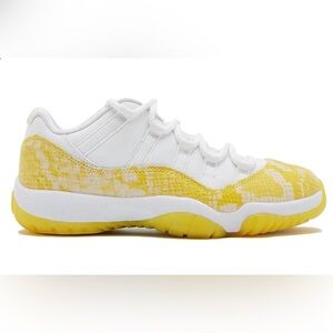 Jordan 11 Retro Low Yellow Snakeskin (PS) Size 13C